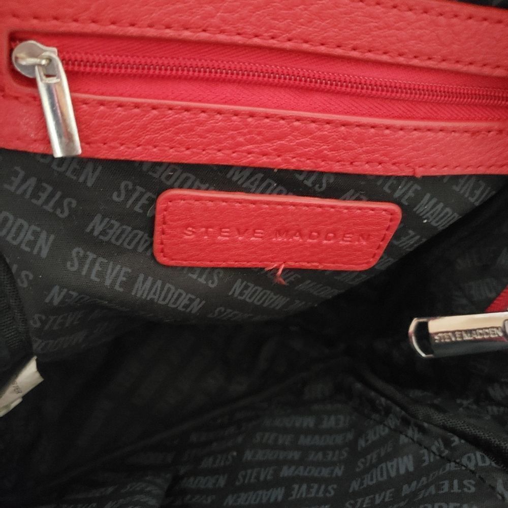 Steve Madden Red Mini Backpack - Picture 7 of 7